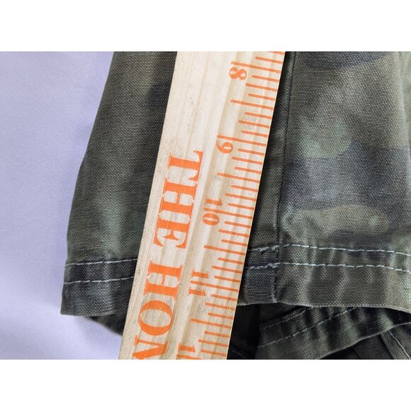 Gap Woodland Camo Cargo Shorts Mens 28 Green Brown Black Hunting Outdoor Hiking - Picture 5 of 14